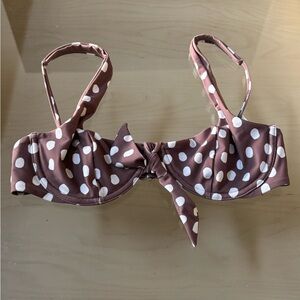 A&F brown bikini top size small